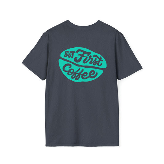 "But First Coffee" Regular Fit T-Shirt