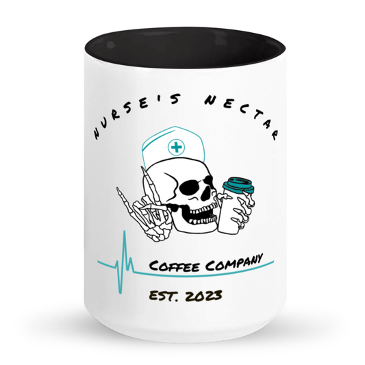 Tall - Nurse's Nectar Coffee Mug, 15oz